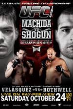 Watch UFC 104 MACHIDA v SHOGUN 123MoviesFree
