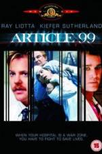 Watch Article 99 123MoviesFree