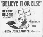 Watch Believe It or Else (Short 1939) 123MoviesFree
