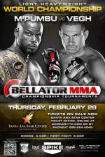 Watch Bellator 91 Christian MPumbu vs. Attila Vegh 123MoviesFree